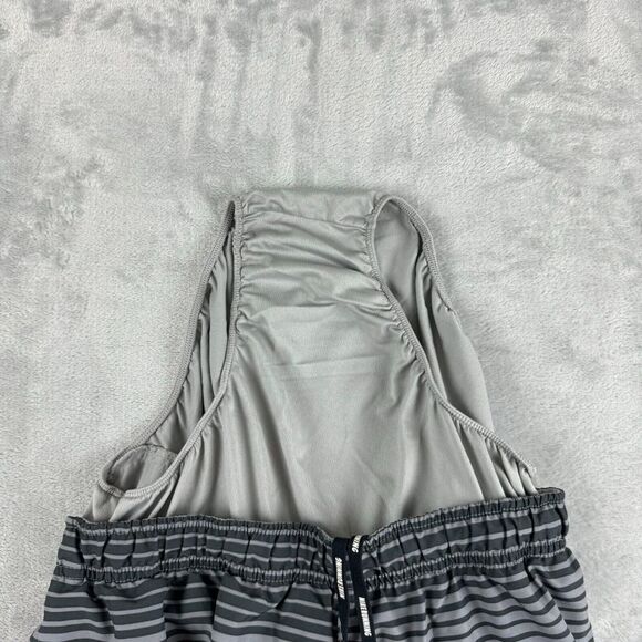 Nike Running Shorts Mens Large Grey Striped Lightweight Performance 7" Inseam - Picture 7 of 16